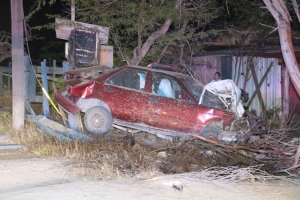 Chauffeur ta bolter auto den accidente na Seroe Biento 