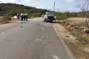 Baby basta herida den accidente na Rooi Frances