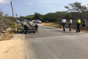 Baby basta herida den accidente na Rooi Frances