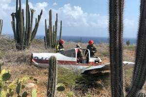 Bomberonan a desmantela avioneta accidenta na Calabas 