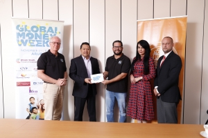 Banco di Caribe Aruba a haci donacion relaciona cu “Global Money Week”