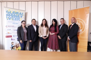 Banco di Caribe Aruba a haci donacion relaciona cu “Global Money Week”