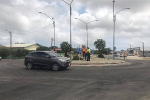 Rotonde na Santa Helena a habri bek pa trafico 