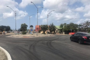 Rotonde na Santa Helena a habri bek pa trafico 