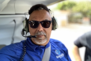 Prensa a haya oportunidad pa ‘test’ helicopter di polis di Aruba 