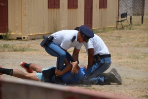 Arestatieteam y Cuerpo di Mariniers a mustra nan capacidad durante opendag