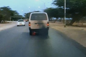 Control di polis ariba vehiculo cu ta saca huma preto