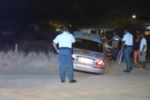 Auto pega riba sero di santo na Seroe Janchi