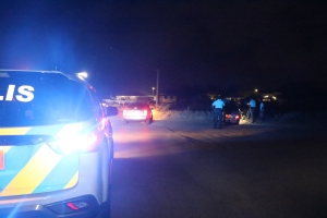 Auto pega riba sero di santo na Seroe Janchi
