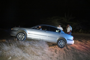 Auto pega riba sero di santo na Seroe Janchi