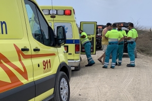 Turistanan a dal frontal cu UTV pariba di Kapel Alto Vista