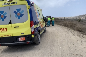Turistanan a dal frontal cu UTV pariba di Kapel Alto Vista