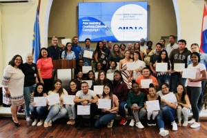 AHATA a premia ganadonan di campaña di conscientisacion  