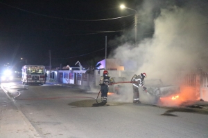 Dos auto pega na candela dilanti cas na Caya Frere Alexius