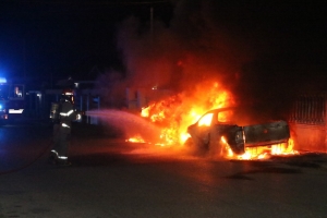 Dos auto pega na candela dilanti cas na Caya Frere Alexius