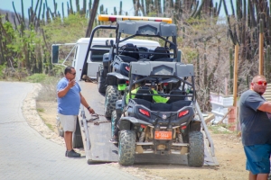 Polis a tene control pisa riba vehiculonan ATV y UTV