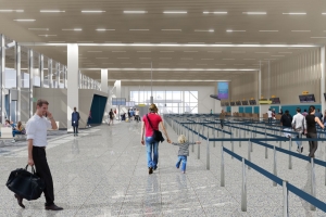 Cinco compania lo bid pa haña e contract pa expansion di aeropuerto 