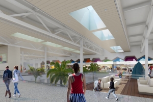 Cinco compania lo bid pa haña e contract pa expansion di aeropuerto 