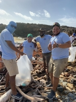 840 voluntario a participa den AHATA su limpiesa di costa