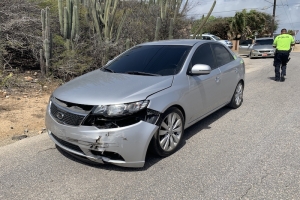 Falta di preferencia a causa accidente na Sero Pita