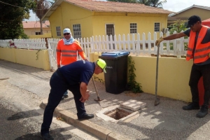 Problema di tubo kibra na Pos Chiquito tin atencion di autoridadnan competente
