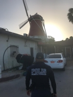 Polis a tene un entrada hudicial na Olde Molen