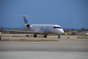 Aruba Airlines a ricibi nan propio avion CRJ-200 awe tardi