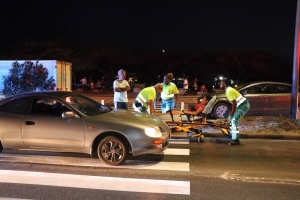 Peaton alcansa pa auto na rotonde Pos Chiquito