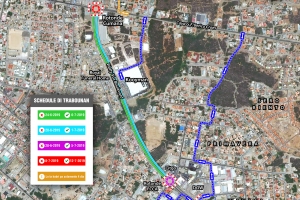 Dialuna ta cuminsa pone ultimo capa di asphalt dialuna na Rotonde FCCA y Cumana 