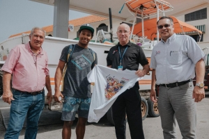 FMSA y Bo Guia FM a parti T-shirt pa fiesta di San Juan