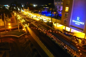 Mil persona a come mei mei di Boulevard pa un bon causa 