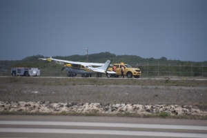Avioneta cu a haya flat tire tabata Cessna for di Colombia