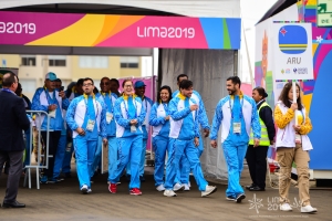 Caluroso bon bini na e Weganan Pan Americano Lima 2019 pa e delegacion di Aruba