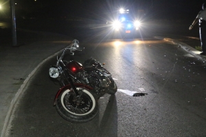 Homber riba harley a dal abou na rotonde Sasaki