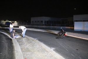 Homber riba harley a dal abou na rotonde Sasaki