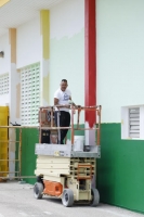 Kiwanis Club a duna Anglo Kleuterschool un facelift! 