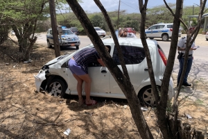 Herido den accidente na Seroe Patrishi