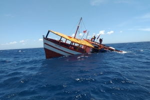 Warda Costa a intercepta hopi droga abordo di barco Venezolano
