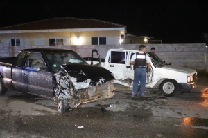 Accidente fuerte cu tres auto na Paradera
