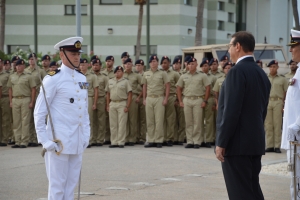 Marinierskazerne na Savaneta a conoce cambio di mando  