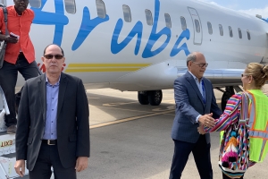 Aruba Airlines a inaugura su buelo pa Riohacha diabierna