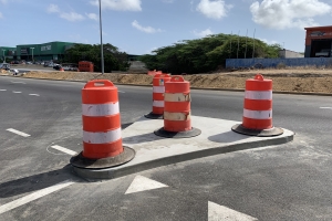 A ordena Mota Engil pa destrui isla riba Watty Vos Blvd y a multa nan  