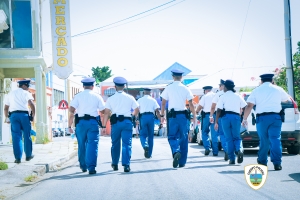 Polis lo tene control severo den Oranjestad otro siman  