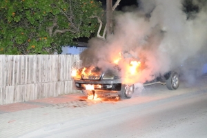 Pickup a pega candela na Piedra Plat