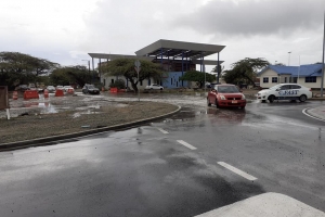 Area di rotonde na Noord tabata bou di awa un dia despues cu a habrie