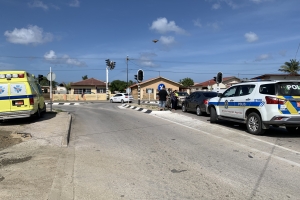 Ketting boksing na luz di trafico Driemasterstraat