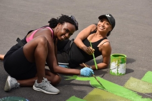 Kiwanis Palm Beach a duna Pius X School un make over riba K1 Day
