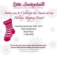  Little Switzerland ta invita bo na su Holiday Shopping Event!