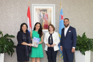 Ministernan di Asuntonan Economico di Aruba cu Corsou a reuni  