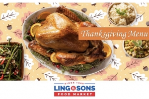 Thanksgiving menu na Ling & Sons Food Market 